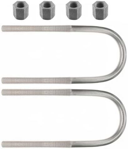 U-BOLT KIT - ROUND - 7/8" X 5" X 8"