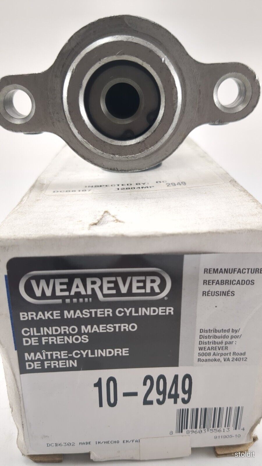 Brake Master Cylinder-4-Wheel ABS Cardone 10-2941 Reman