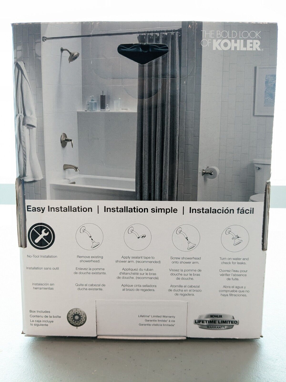 *2 PACK* KOHLER New RALLY™ 1.75 GPM Brushed Nickel Multifunction Showerhead