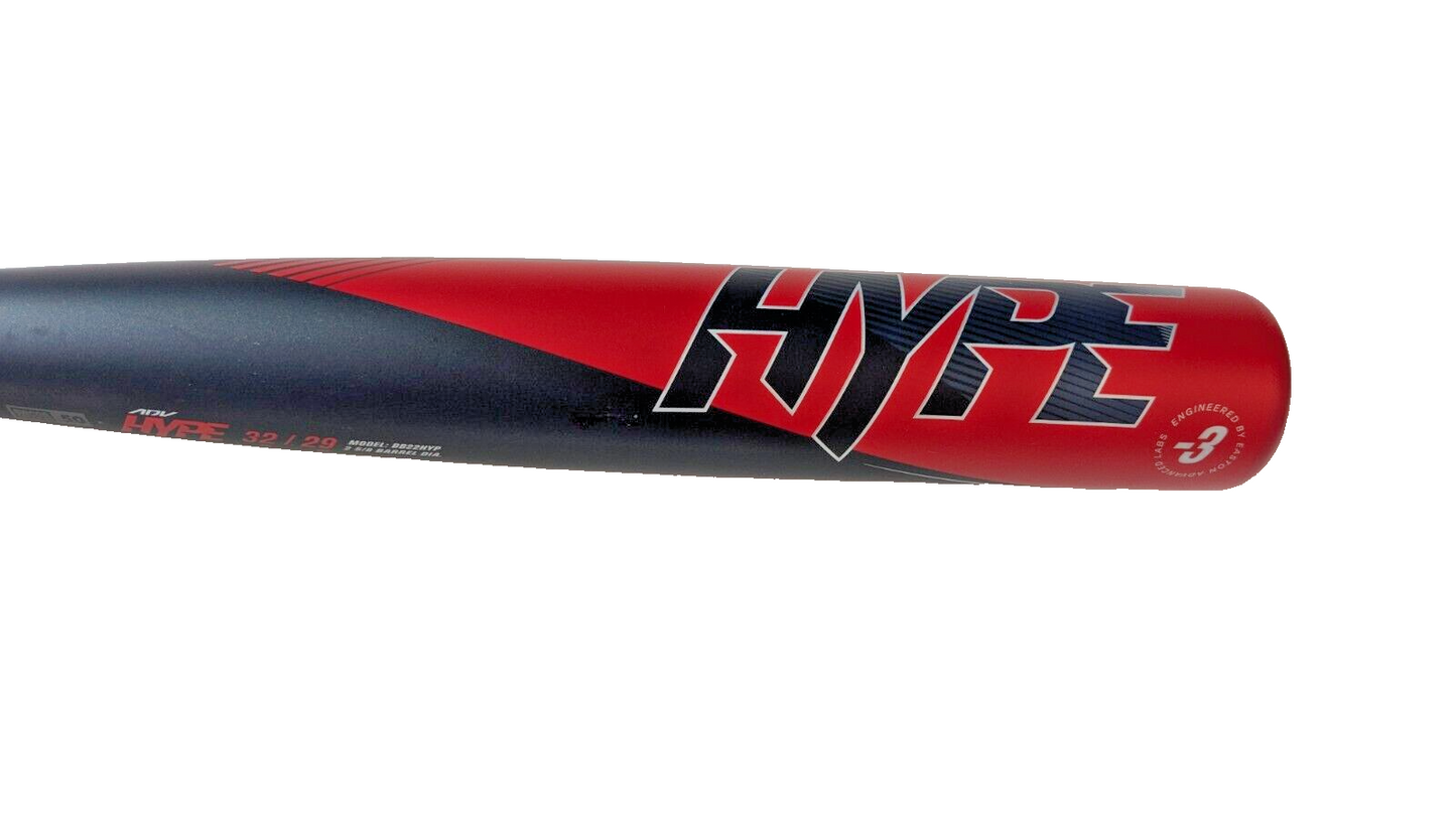 Used - 2022 Easton ADV Hype BBCOR Baseball Bat: BB22HYP Navy/Red 32/29