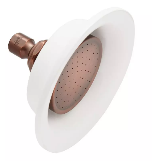 Signature Hardware 6-1/4" Sunflower Shower Head- Oil Rubbed Bronze- RL-075-ORB