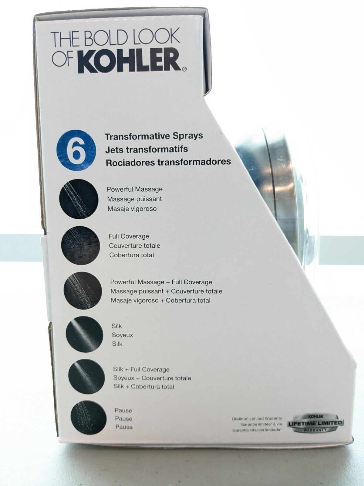 *2 PACK* KOHLER New RALLY™ 1.75 GPM Brushed Nickel Multifunction Showerhead