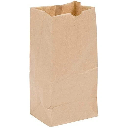 Brown Bags 4lb Brown Paper Lunch Bags - Pack of 120ct. Paper Lunch Bags.