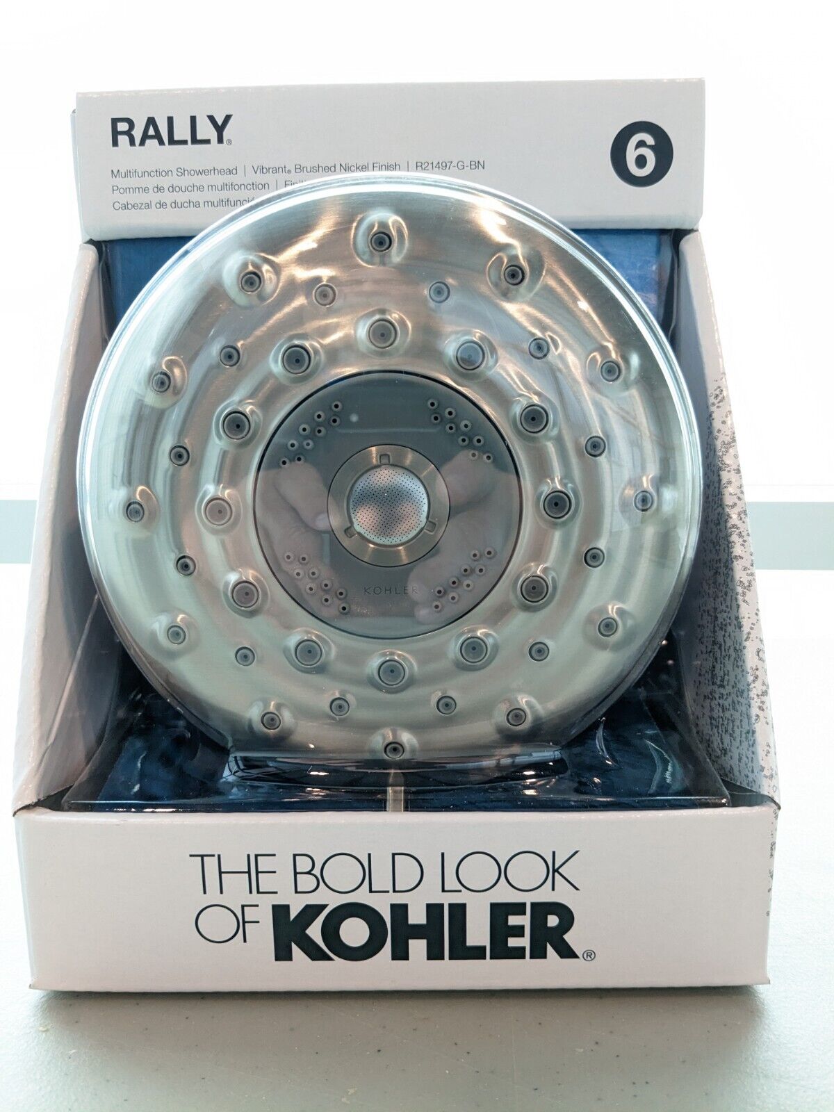 *2 PACK* KOHLER New RALLY™ 1.75 GPM Brushed Nickel Multifunction Showerhead