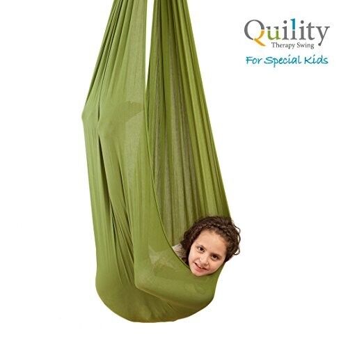 Quility Indoor Therapy Swing Hammock for Kids w/Special Needs 165 lbs, Blue NEW